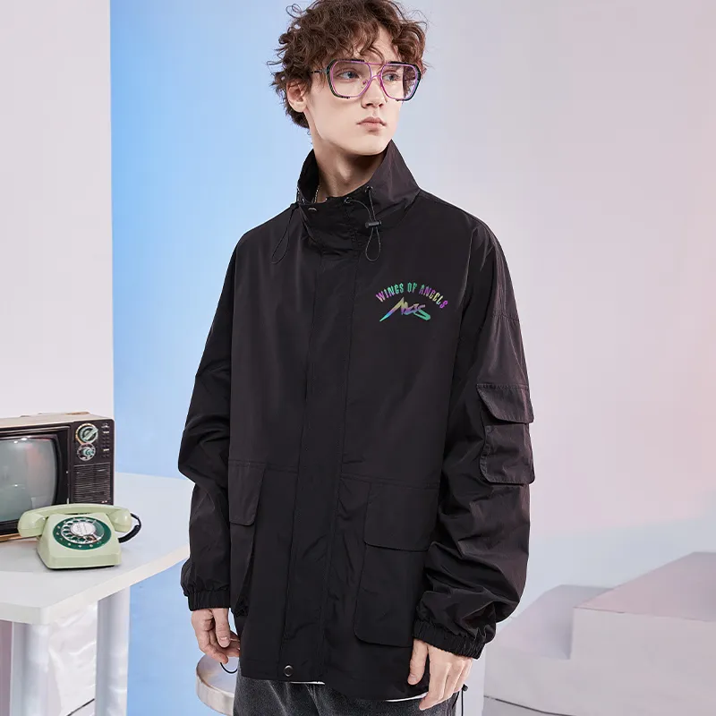 SANSYAS Loose Fit Jacket Unisex-2