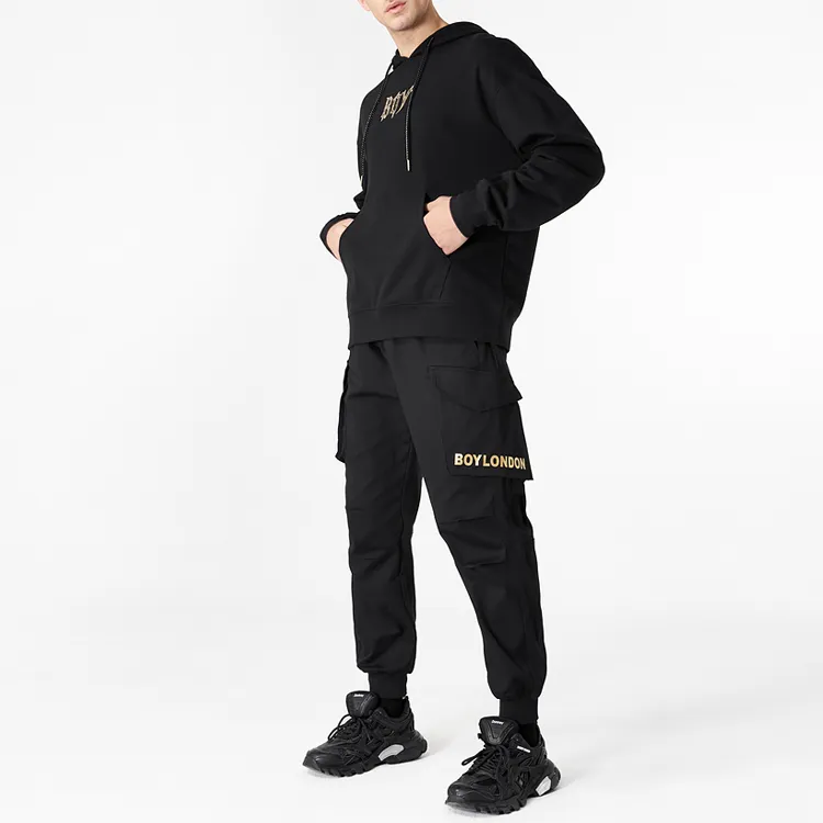 Boy London Knitted Sports Pants Unisex Black-3