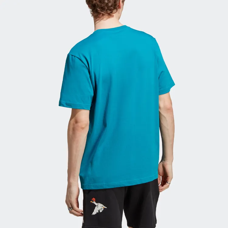 Adidas Originals T Shirt Men's Water Duck Green-2