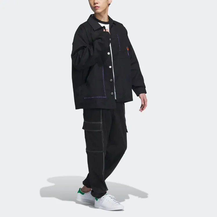Adidas Originals Jackets Coats Unisex Black-1