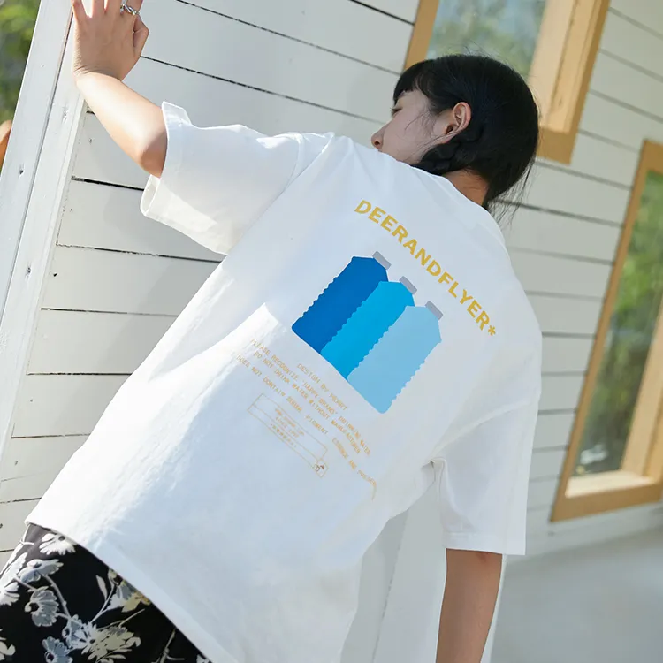 DEER AND FLYER Straight T-Shirt Women's-2