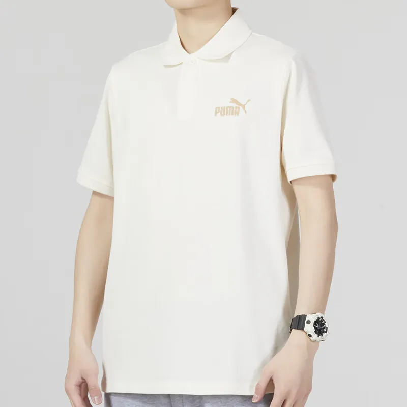 PUMA Polo Shirts Men White-4