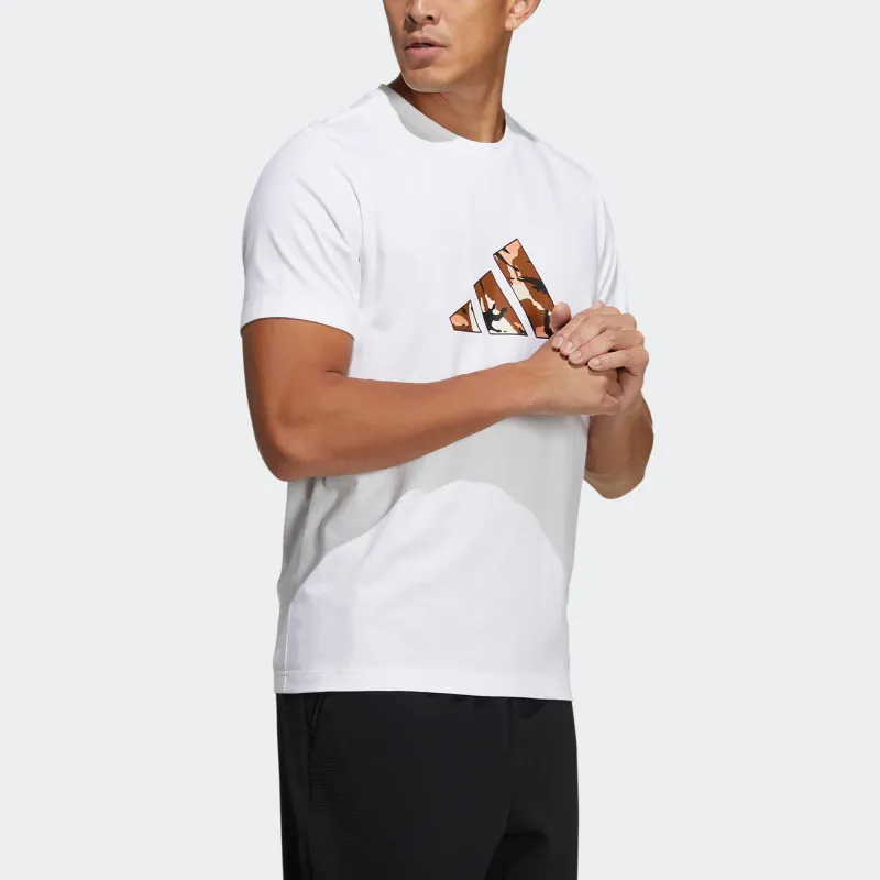 Adidas T Shirts Men White-3