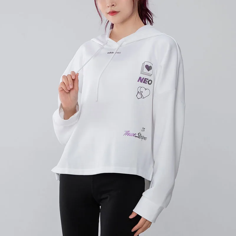 Adidas Sweatshirts Women's White-2
