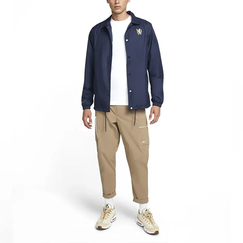 Nike Jackets Men Navy Blue-1