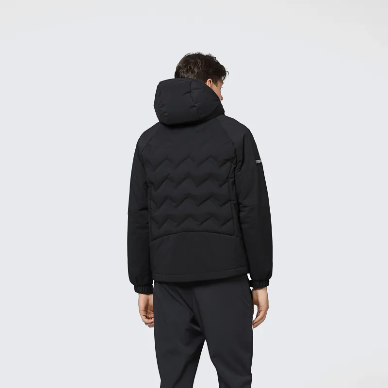 SPYDER Solid Color Hooded Down Jacket Men's-8