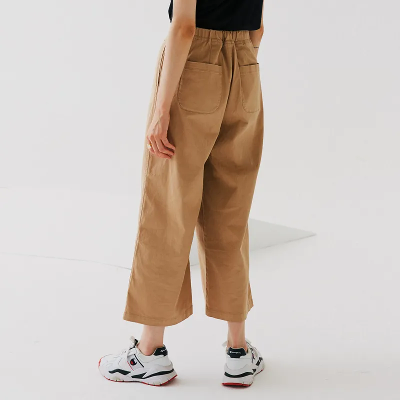Champion Wide Leg Casual Pants Japan Version Women's Women's Khaki-2