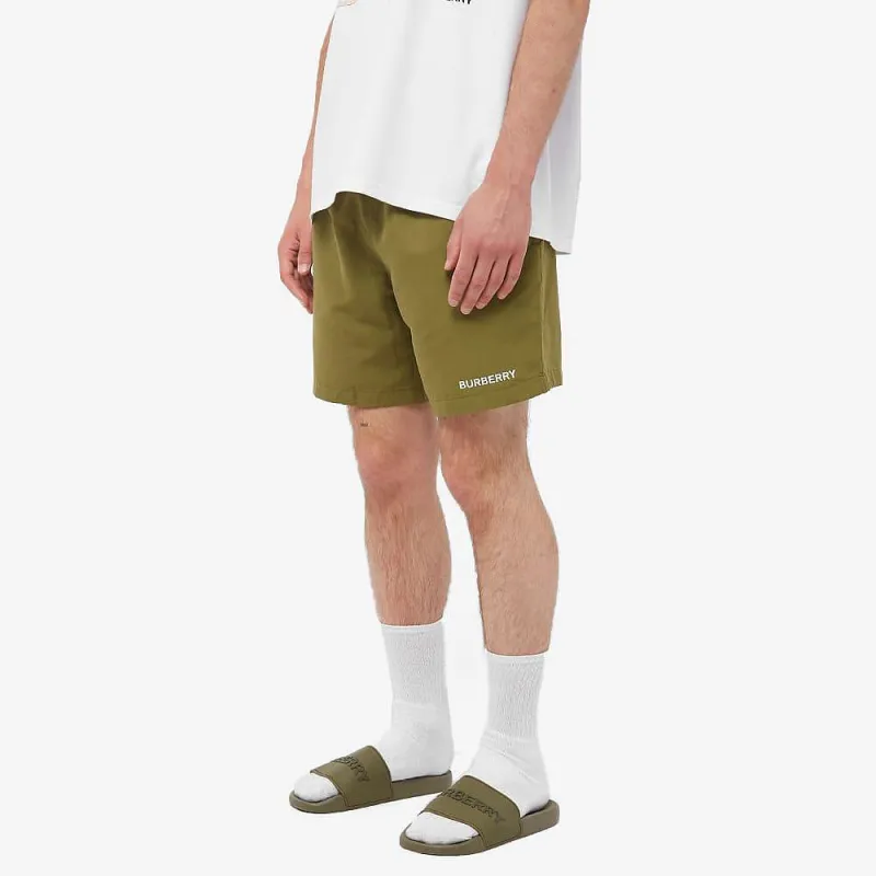 Burberry Casual Shorts Men Green-3
