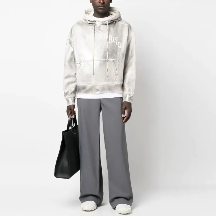 PALM ANGELS Metallic Hoodie-1