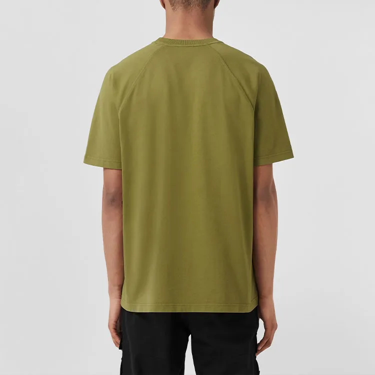 Burberry T Shirts Men Green-2
