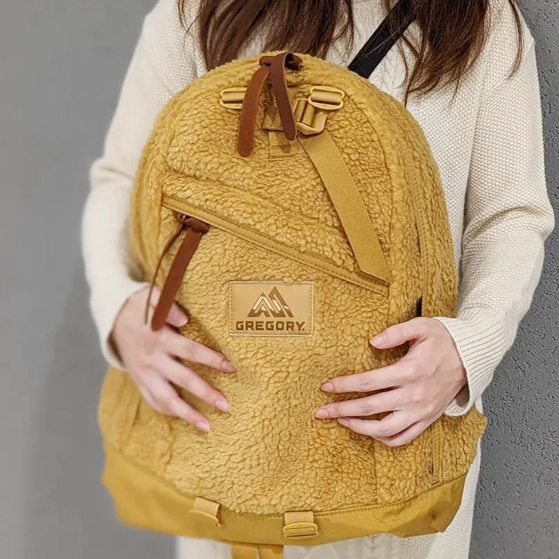 GREGORY Polar Fleece Laptop Bag Backpack Regular Unisex Brown-1