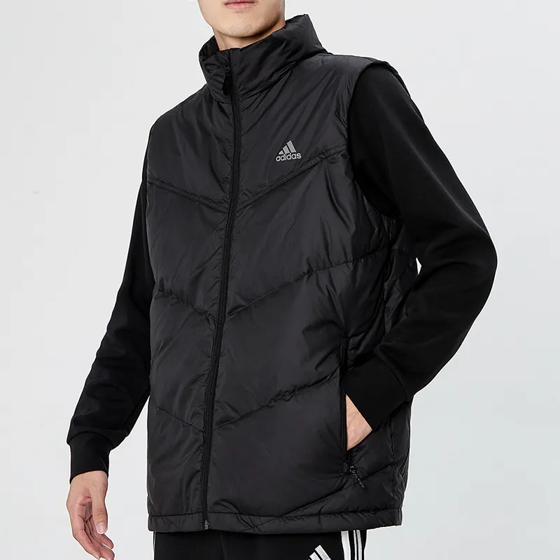 Adidas Down Vest Vest Men's Black-4