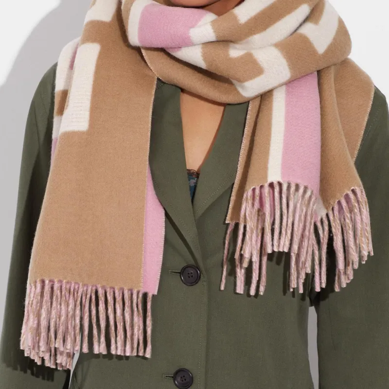 COACH Knit Scarves Women's-3
