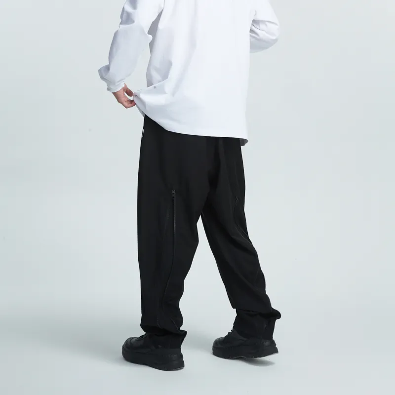 FPA Straight Casual Pants Unisex Black-3