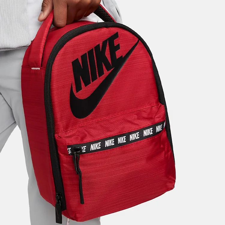 Nike Polyester Lunch Bag Handbag Regular Men's Red-5