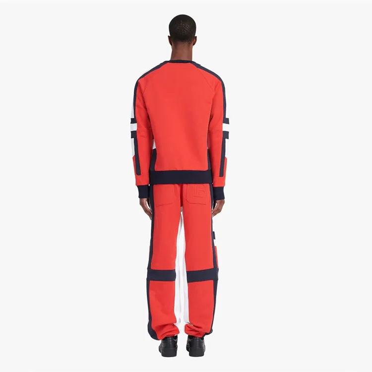 BALMAIN Sweatshirts Men Red-4