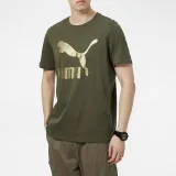 PUMA T-Shirts Men Army Green