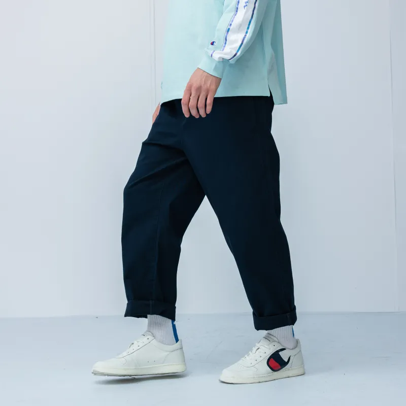 Champion Straight Casual Pants Japan Version Unisex Navy Blue-4