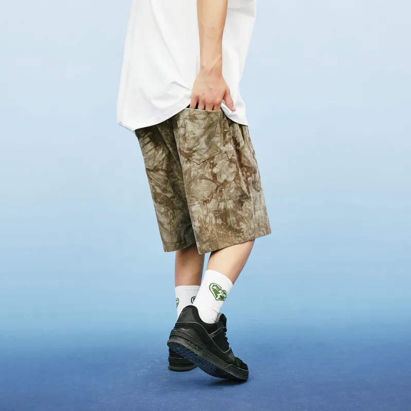 A11SLAVE Loose Fit Shorts Unisex Desert Yellow-4