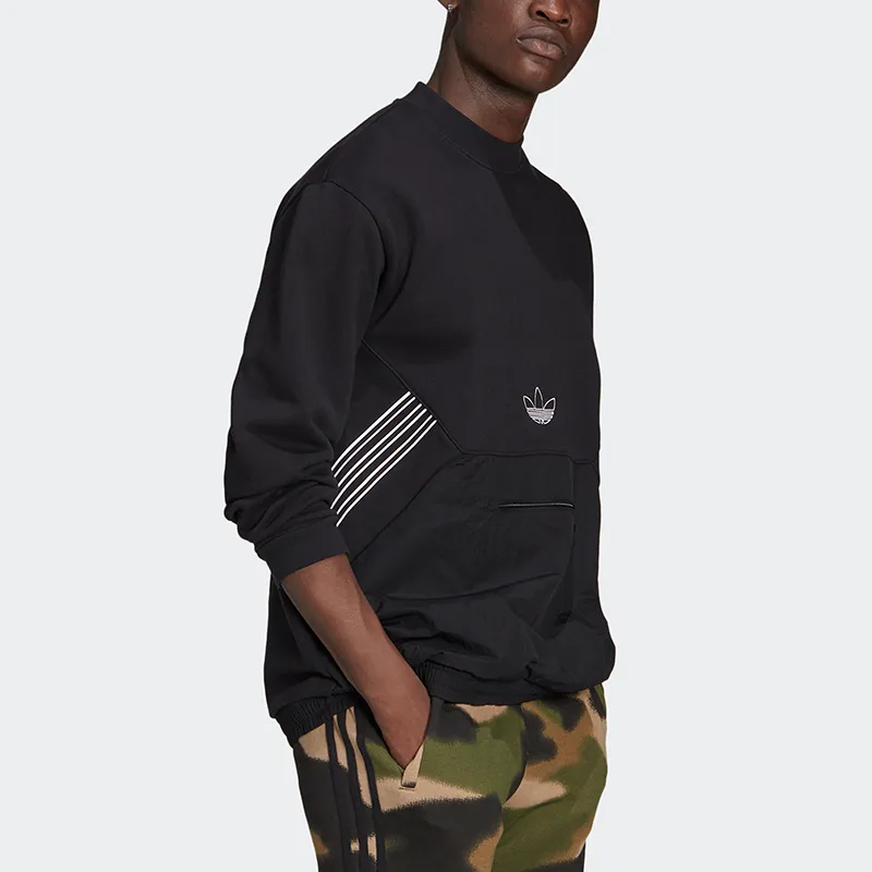 Adidas Originals SPRT ARCHIVE Sweatshirts Men Black-3