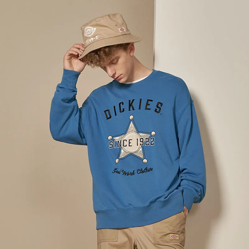 Dickies Sweatshirts Unisex Tile Varata Blue-5