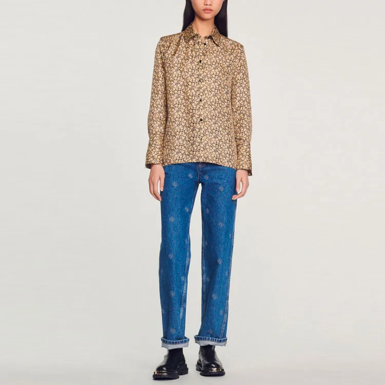 Sandro Shirts Women's Beige Yellow-1