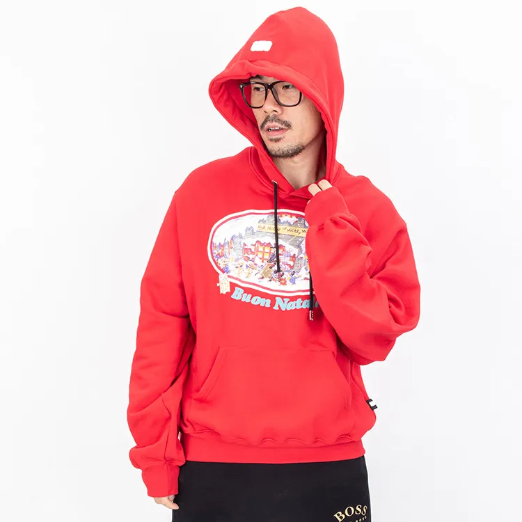GCDS Sweatshirts Men Red-3