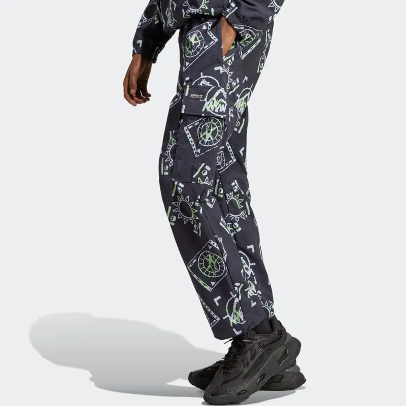 Adidas X Bape Co-brand Casual Pants Men Multicolor-4