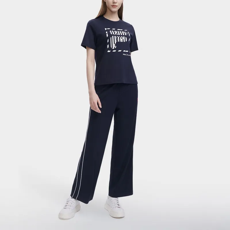 FILA x Études T Shirt Women's Legend Blue-2