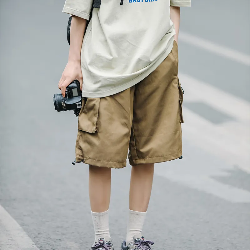 Saotome Cargo Shorts Unisex Coffee-2