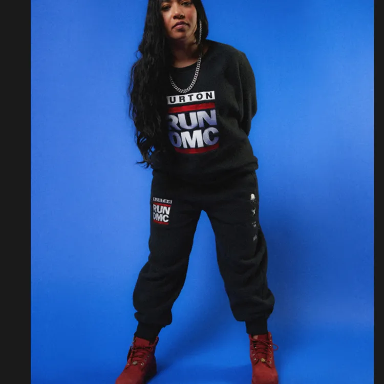 BURTON x RUN DMC Sweatshirt Unisex Black-2
