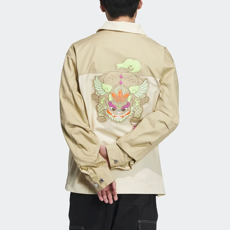 Adidas Originals Adidas Originals All Things Tracing Series Jacket Unisex Khaki Brown-2