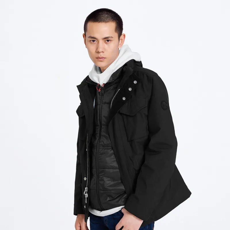 Timberland Windbreaker Jackets Men Black-4