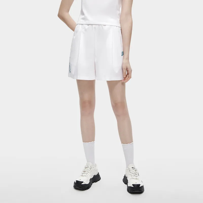 FILA FUSION BASEBALL Series Sports Shorts Women's Standard White-1