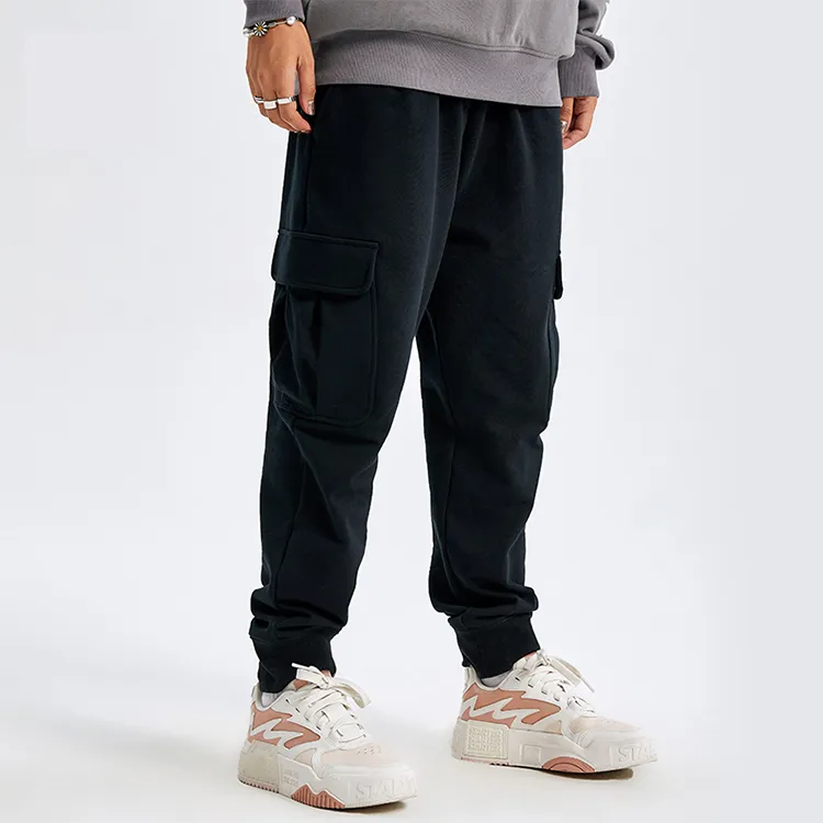 STARTER Knitted Sweatpants Men Black-2