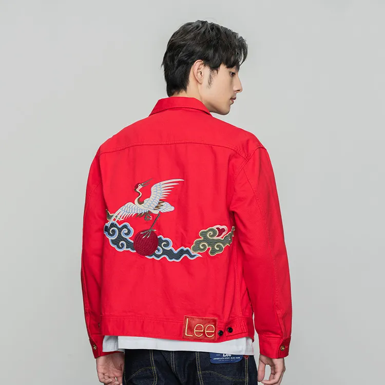 Lee Jackets Men True Red-3
