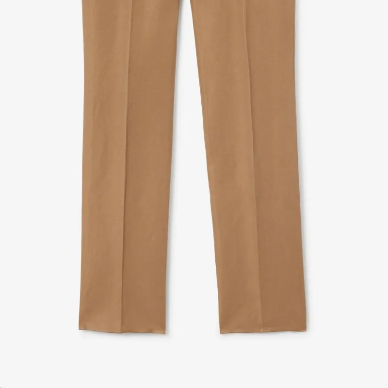 Burberry Suit Trousers Men Camel-5