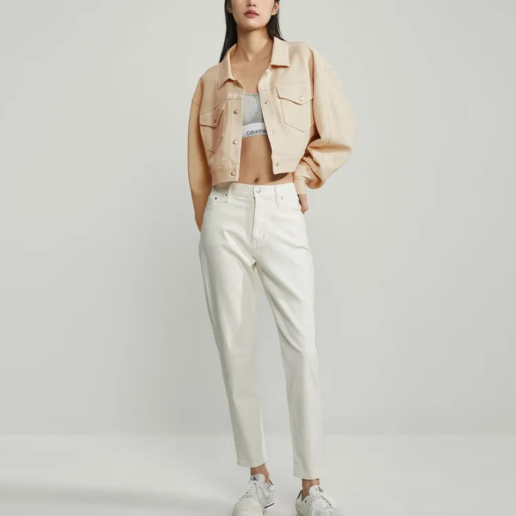 CK/Calvin Klein SS23 Jackets Coats Women's Dusty Pink-2