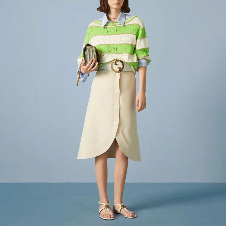 GUCCI 2010s Gg Striped Jumper-1