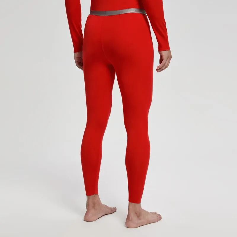 CALVIN KLEIN Thermal Pants Men's Garnet Red-3