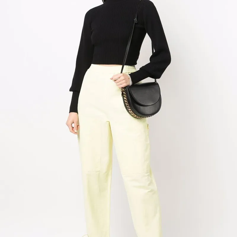 Stella McCartney Frayme Flap Medium Shoulder Bag-5