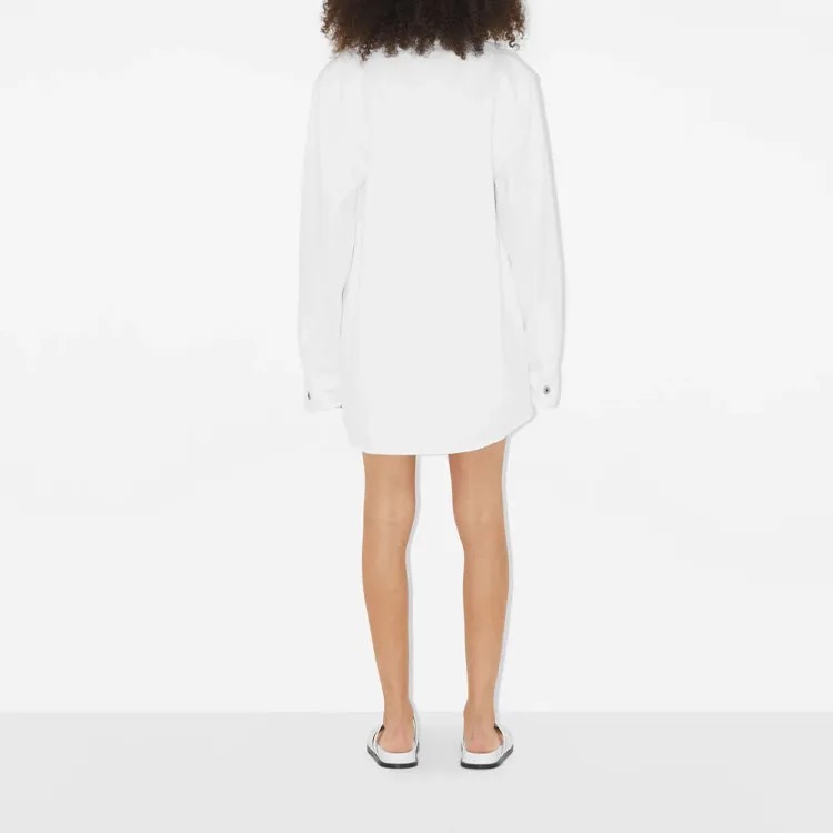 Burberry SS23 Casual Short Skirts Women's White-3