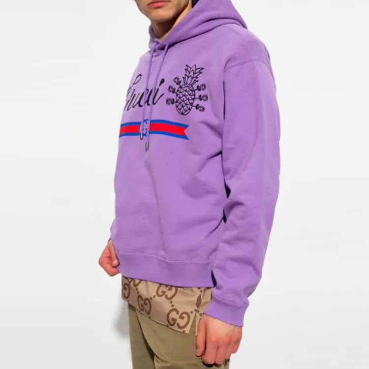 GUCCI Pineapple SS23 Sweatshirt Men's Purple-3