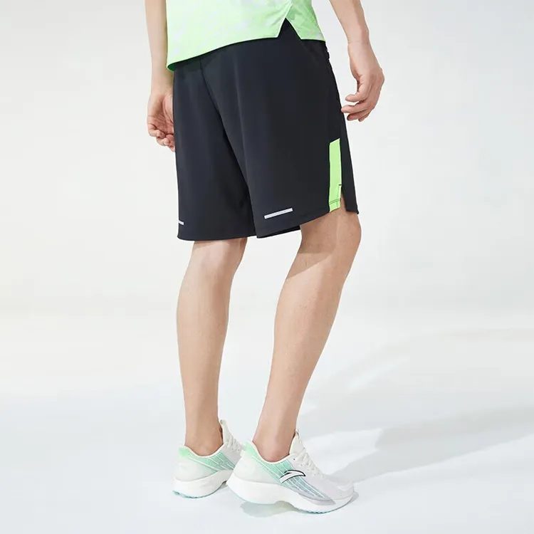 Anta Running Collection Casual Shorts Men's Iridescent Green-3