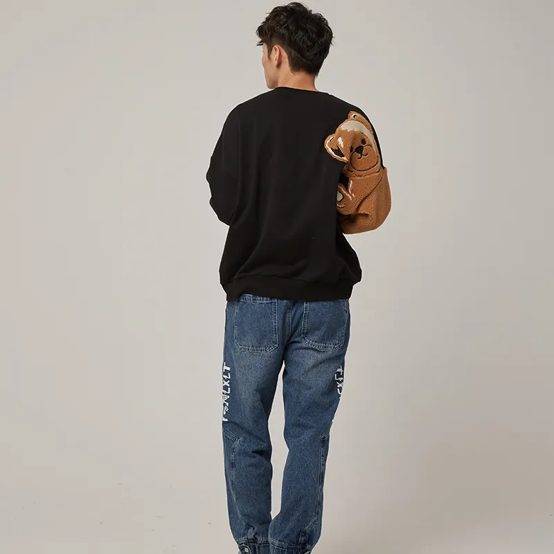 TSMLXLT Sweatshirts Unisex Vulcan Black-3