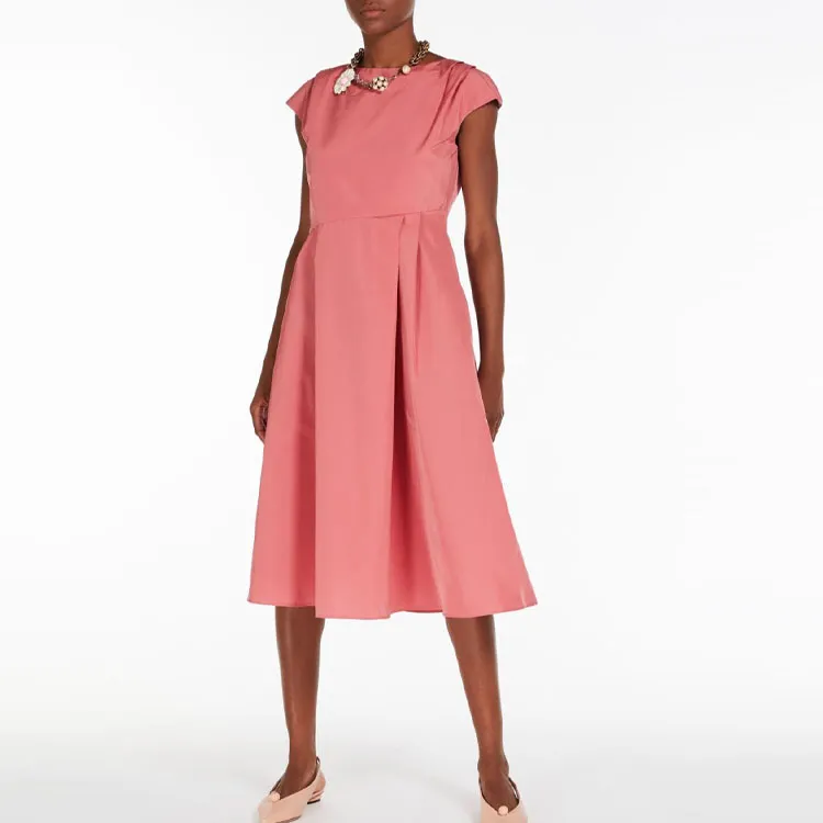 WEEKEND MaxMara Short Sleeved Dress Women's Pink-3
