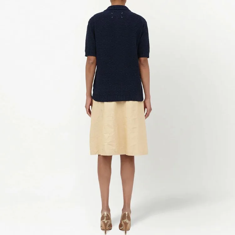 Maison Margiela Polo Shirts Women's Marine Blue-2