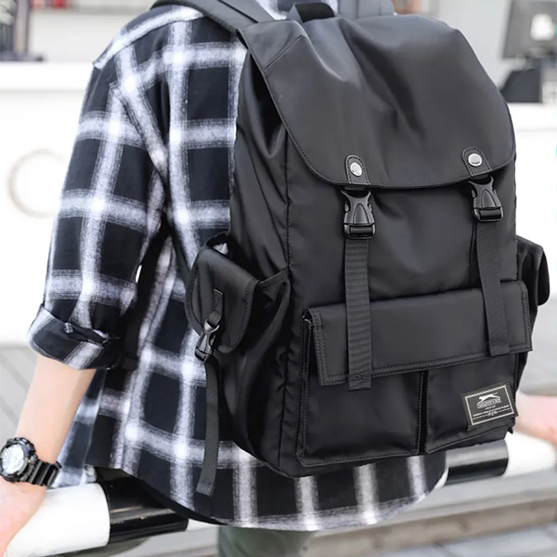 Slazenger Oxford Backpack Large Size Unisex Black-4