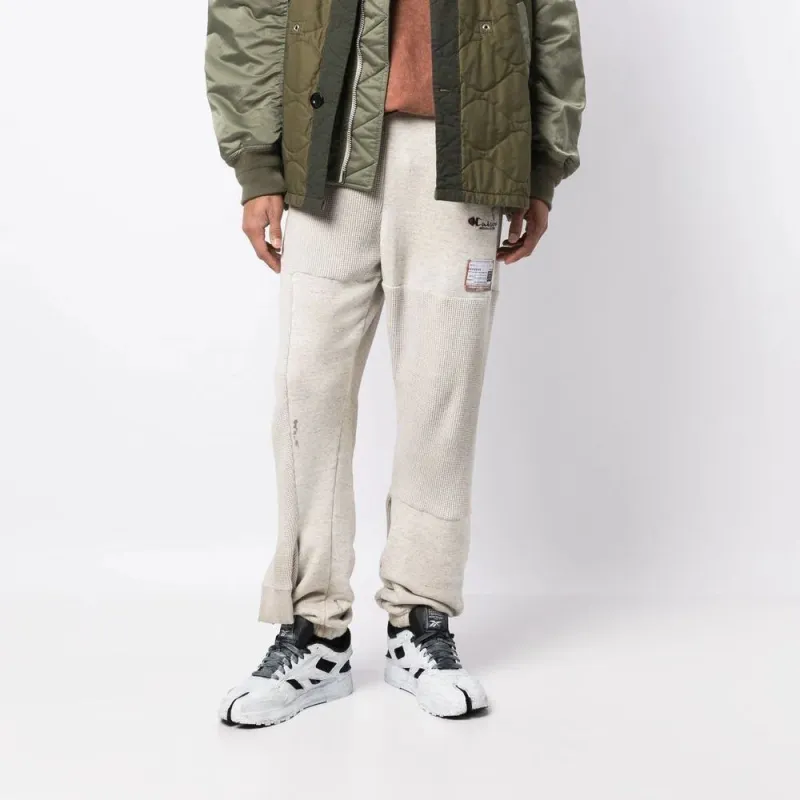 Maison Mihara Yasuhiro Double Ankle cuff Cotton Joggers-1