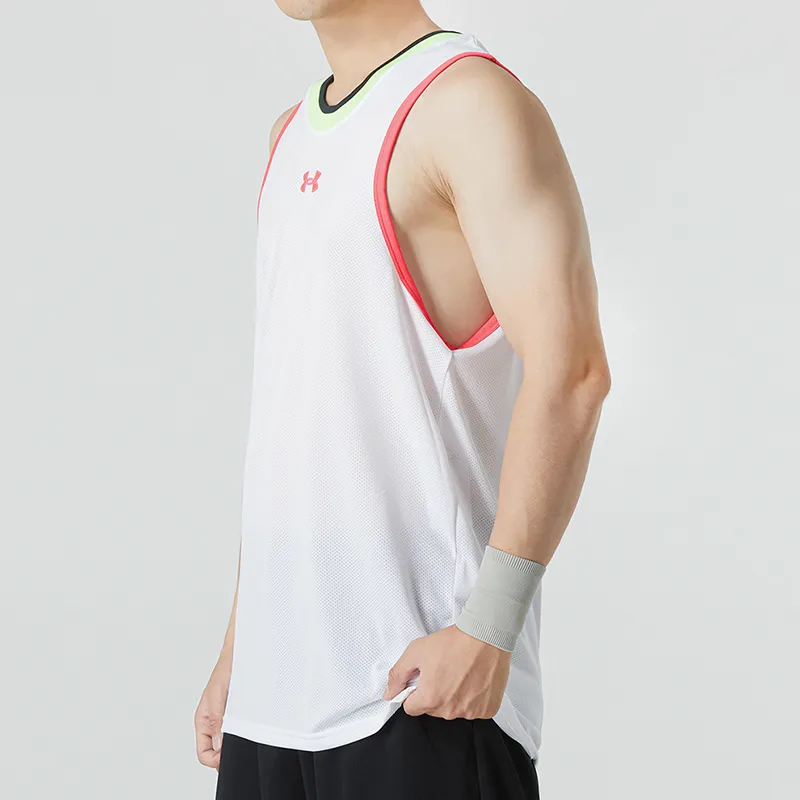 Under Armour Basketball Jerseys Men's White-2